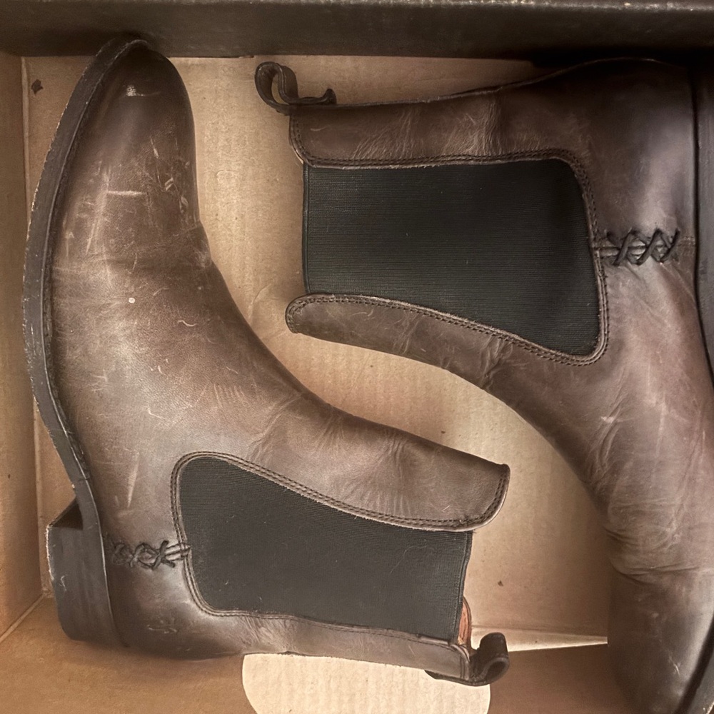 🤎 FRYE 🖤 Melissa Chelsea Ankle Boots sz 7